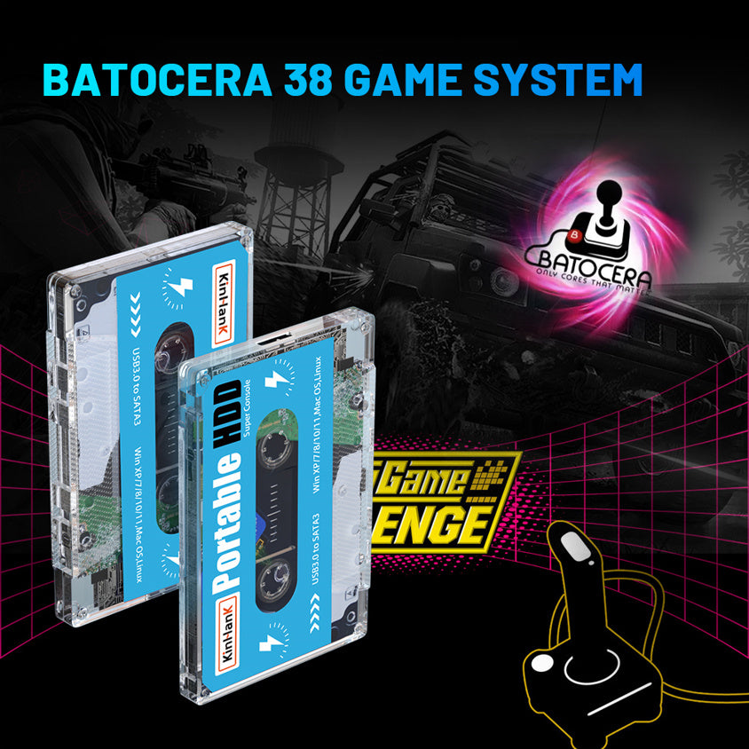 Gadgetna Retro 500GB Game Drive – Plug & Play